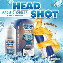 Head Shot Pacific Cooler Salt Energy 30ml - Tinh Dầu Vape Pod Chính Hãng
