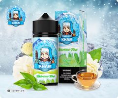 Khan Extra Cool Jasmine Tea 100ml - Tinh Dầu Vape Pod Chính Hãng