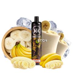 KK Energy Banana Milk 5000 Hơi - Vape Pod Dùng 1 Lần Sạc Được