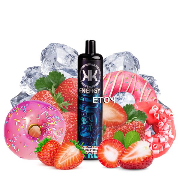 KK Energy Strawberry Donut 5000 Hơi - Vape Pod Dùng 1 Lần Sạc Được