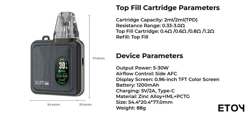 Review Oxva Xlim SQ Pro Pod Kit Chính Hãng