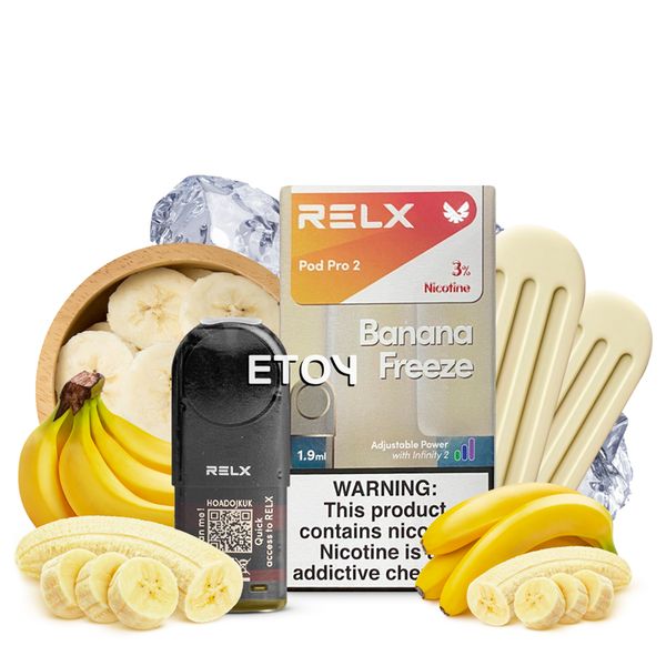 Pod Dầu RELX Pod Pro 2 Banana Freeze Chính Hãng