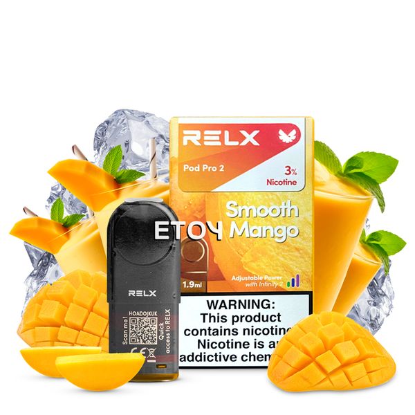 Pod Dầu RELX Pod Pro 2 Smooth Mango Chính Hãng