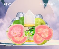 SteamWorks Guava Ice Salt 30ml - Tinh Dầu Vape Pod Anh Chính Hãng