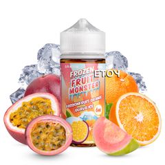 Frozen Fruit Monster Passionfruit Orange Guava Ice 100ml - Tinh Dầu Vape Freebase Chính Hãng