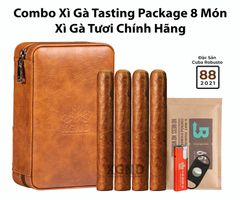 Combo Cigar Tasting Package 8 Món Cigar Tươi Chính Hãng