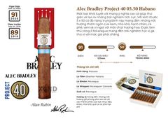 Xì Gà Alec Bradley Project 40 Habano Robusto - Cigar Chính Hãng