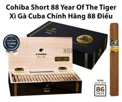 Xì Gà Cohiba Short 88 Year Of The Tiger - Cigar Cuba Chính Hãng 88 Điếu