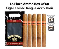 Xì Gà La Finca Ammo Box Of 60 - Cigar Chính Hãng Thùng 60 Điếu