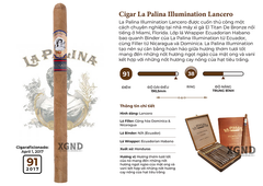 Xì Gà La Palina Illumination Lancero - Cigar Chính Hãng