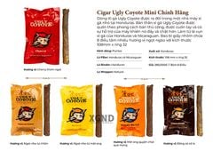 Xì Gà Ugly Coyote Chocolate - Cigar Chính Hãng Pack 8 Điếu