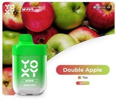 Yoxy Wave Double Apple - Vape Pod 1 Lần 9000 Hơi