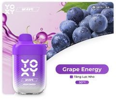 Yoxy Wave Grape Energy - Vape Pod 1 Lần 9000 Hơi