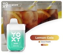 Yoxy Wave Lemon Cola - Vape Pod 1 Lần 9000 Hơi