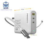 Củ sạc GaN Pisen Pro Ultra 140W PD3.1 3 cổng sạc 