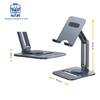  Giá đỡ tablet Baseus BS-LVN051-TB-GY chất liệu kim loại, có thể xoay 360 độ, điều chỉnh linh hoạt 