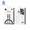  Cáp sạc WiWU Titanlink Wi-C058 240W C to C: Bọc dù, đầu hợp kim titan, siêu bền, chip E-Marker 