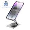  Giá đỡ điện thoại/máy tính bảng WiWU Wi-ZM107: Gấp gọn, khớp linh hoạt, xoay 360 độ, hợp kim cao cấp 