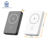  Sạc dự phòng từ tính WiWU 10.000mAh tích hợp giá đỡ 