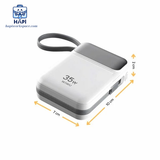  Sạc dự phòng WiWU Galaxy 10.000/20.000mAh, 35W, cáp Type-C/Lightning, màn hình 