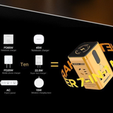  Trạm sạc Pisen Pro Mecha 2500W PS-KF25: Tích hợp MagSafe, GaN 65W, sạc nhanh nhiều thiết bị 