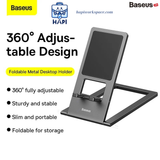  Giá đỡ kim loại xếp gọn Baseus BS-LVN012-GY cho điện thoại/tablet siêu mỏng 