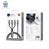  Cáp sạc WiWU Titanlink C to C + Lightning, 60W max 