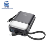  Sạc dự phòng WiWU Galaxy 10.000/20.000mAh, 35W, cáp Type-C/Lightning, màn hình 