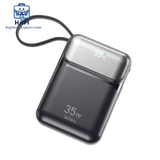  Sạc dự phòng WiWU Galaxy 10.000/20.000mAh, 35W, cáp Type-C/Lightning, màn hình 