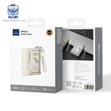  Sạc dự phòng WiWU Shield 10.000mAh 35W tích hợp cáp Type-C 