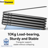  Đế tản nhiệt kim loại Baseus BS-LVN023-2P-GY nhỏ gọn nhất, chất liệu cao cấp 