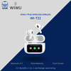  Tai nghe không dây WiWU Airbuds T22. Giảm tiếng ồn tốt, màn hình cảm ứng thao tác siêu tiện 