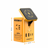  Trạm sạc Pisen Pro Mecha 2500W PS-KF25: Tích hợp MagSafe, GaN 65W, sạc nhanh nhiều thiết bị 