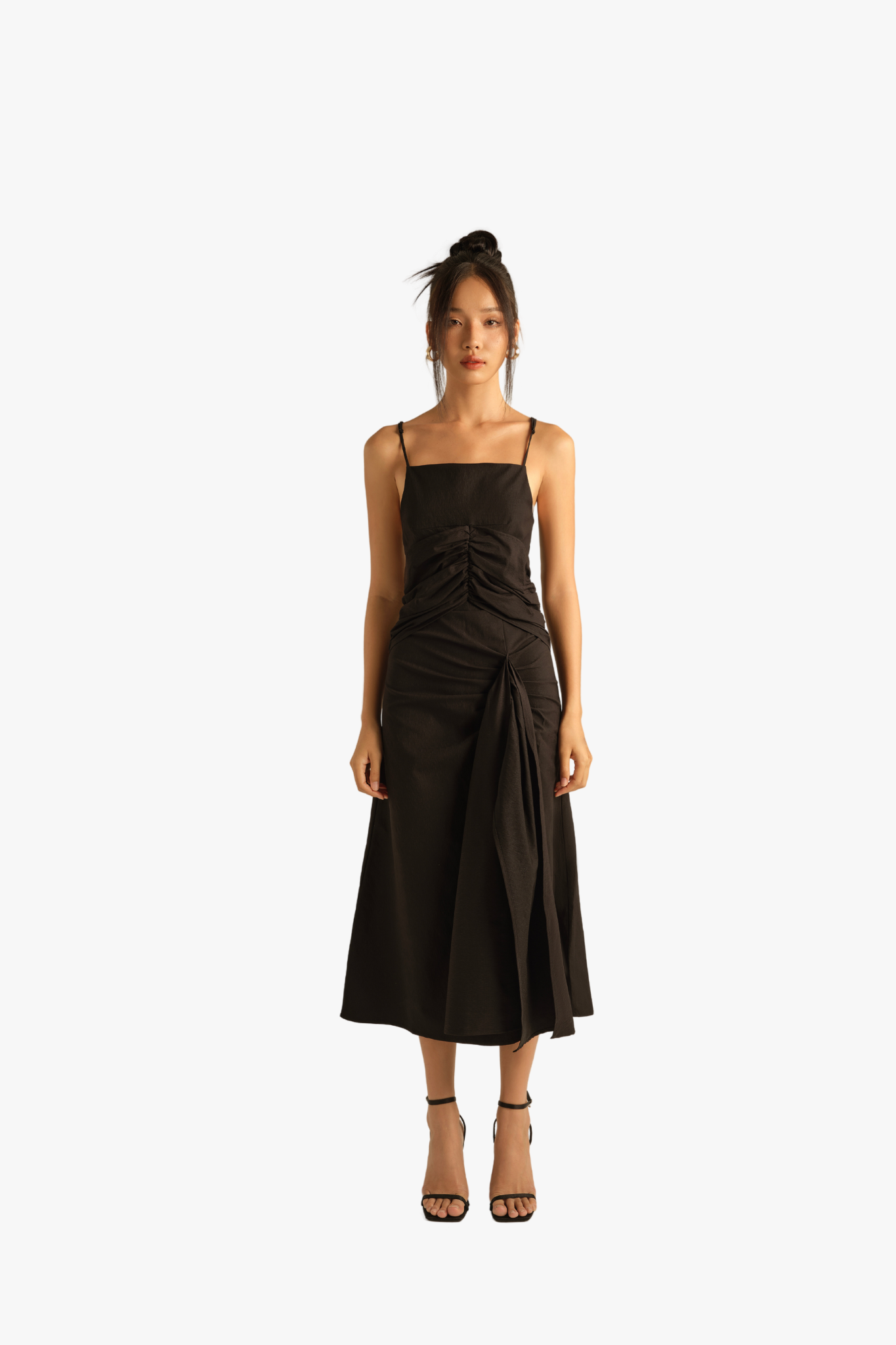  WRAPOVER WAIST DRESS 