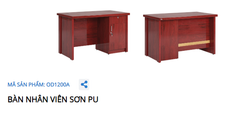 BÀN NHÂN VIÊN SƠN PU OD1200A
