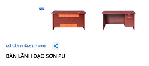 BÀN LÀM VIỆC CẤP TRUNG ET1400B