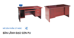 BÀN LÀM VIỆC CẤP TRUNG ET1400C