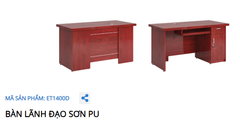 BÀN LÀM VIỆC CẤP TRUNG ET1400D