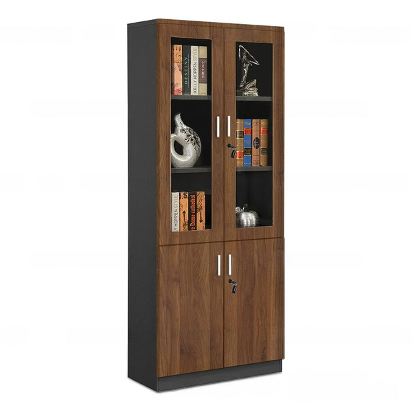 TỦ HỒ SƠ MELAMINE 2 CÁNH KÍNH