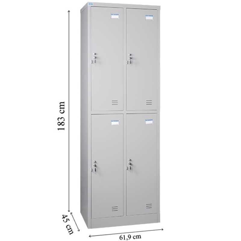 Tủ Locker 4 khoang TU982-2K