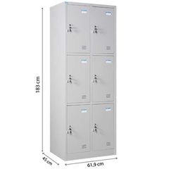 Tủ Locker 6 khoang TU983-2K