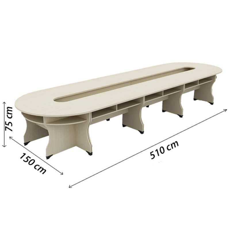 Bàn họp bầu dục ATH5115