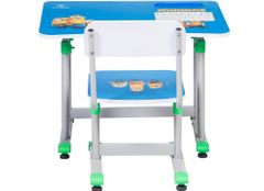 Bộ bàn ghế học sinh cấp 1 gỗ melamine, tăng giảm chiều cao BHS28