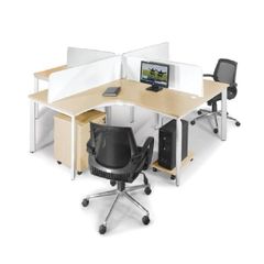 Cụm Bàn Làm Việc 4 Chỗ 2m8 BLCO14-4
