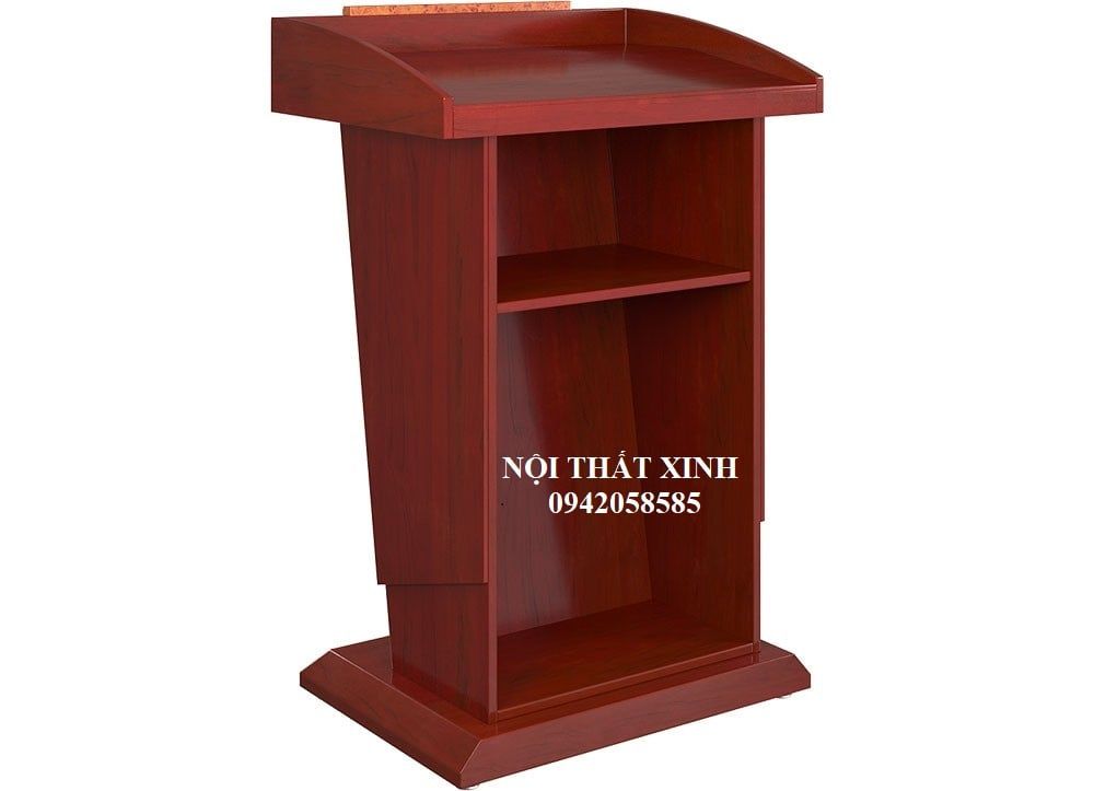 Bục phát biểu gỗ công nghiệp sơn PU LT01