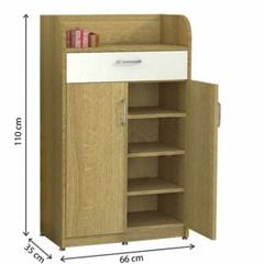 Tủ gỗ để giầy dép TG302