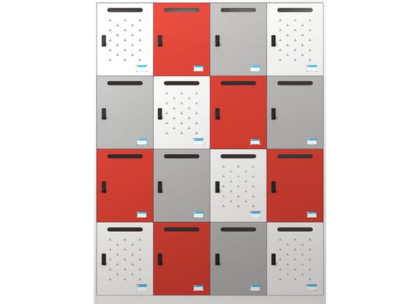 Tủ Locker Khóa Số Đựng Đồ 16 Khoang TU984-4KS