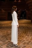  Suits: Set đồ áo Blazer trắng + quần suông chuyên nghiệp, thanh lịch 