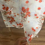  Đầm suông A , cổ tròn, tay ngắn - thoải mái và thoáng mát K171 
