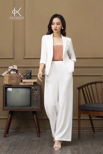  Quần Linen Lụa Dáng Suông Khóa Lưng Cao Cấp - K126 